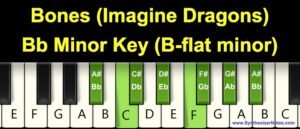 Bones Imagine Dragons Piano Notes and Chords