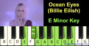 Ocean Eyes by Billie Eilish Piano Notes and Chords