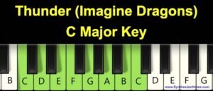 Thunder - Imagine Dragons - Piano Notes